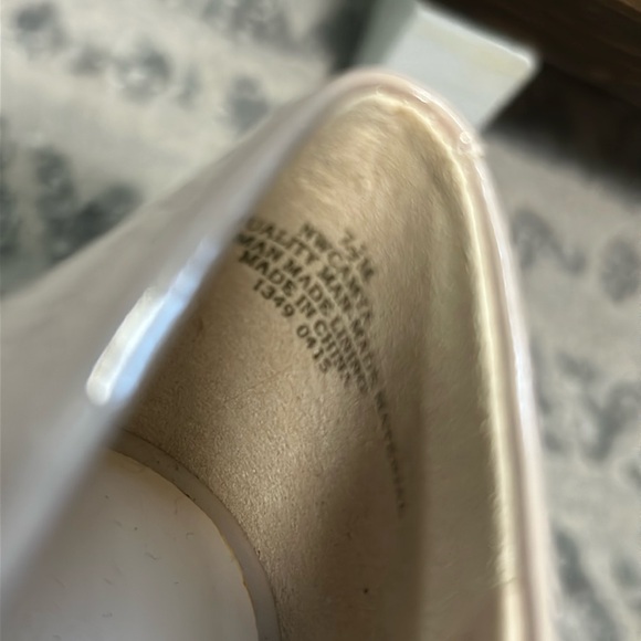 Nine West Patent Nude open toed heels - Picture 8 of 9